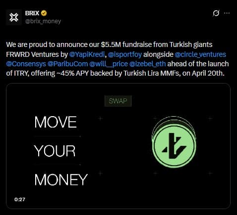 Brix Attracts $5.5M to Tokenize Lucrative Assets