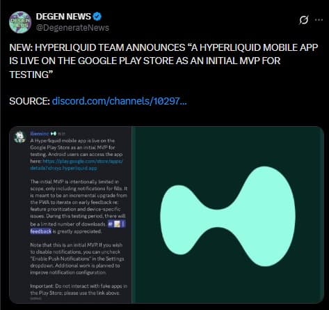 Hyperliquid Goes Mobile Bringing Billions
