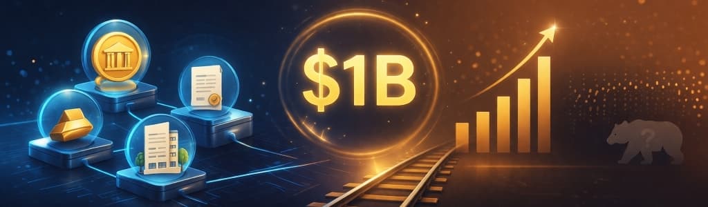 Tokenized Assets Break $1B: Real Financial Rails?