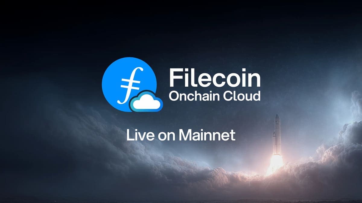 Filecoin Onchain Cloud Goes Live: AI-Driven Data Storage
