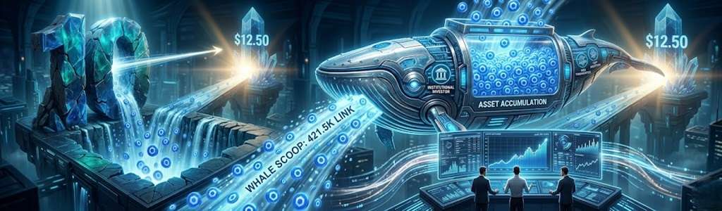 Chainlink Eyes Breakout: Whales Scoop 421.5K LINK