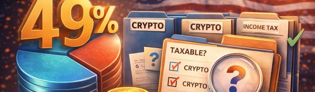 Only 49% of Crypto Users Correctly Identify Taxable Events