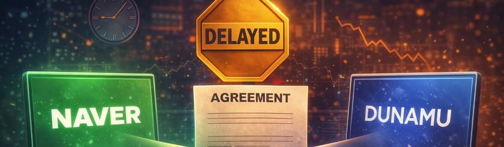 Deal Uncertainty Grows: Naver Delays Dunamu Agreement